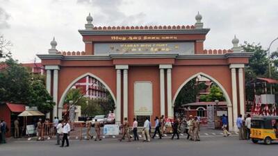 The Madras high court. (ANI) The Madras high court. (ANI)