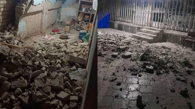 Monday's earthquake comes months after a magnitude 6 earthquake left at least 2200 people dead and even more injured. (X/@NilofarAyoubi) Monday's earthquake comes months after a magnitude 6 earthquake left at least 2200 people dead and even more injured. (X/@NilofarAyoubi)