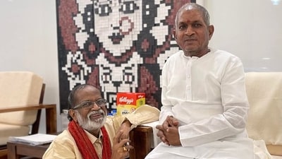 Ilaiyaraaja’s brother Gangai Amaran faces backlash after viral video shows him scolding a fan in front of media (Instagram/gangaiamaren) Ilaiyaraaja’s brother Gangai Amaran faces backlash after viral video shows him scolding a fan in front of media (Instagram/gangaiamaren)