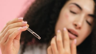 Vitamin C face serums for brighter skin (SHVETS production) Vitamin C face serums for brighter skin (SHVETS production)