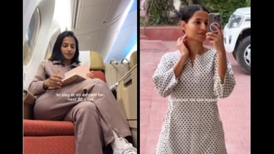 Divya Bhathela posted a video explaining her decision. (Instagram/@divyabhathela) Divya Bhathela posted a video explaining her decision. (Instagram/@divyabhathela)