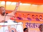 UP chief minister Yogi Adityanath addressing a rally in Gopalganj, Bihar, on Tuesday. (Sourced) UP chief minister Yogi Adityanath addressing a rally in Gopalganj, Bihar, on Tuesday. (Sourced)
