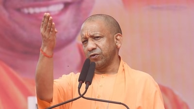 Yogi Adityanath said that Rahul questioned Chhath Maiya the same way Congress raised questions about Lord Ram and Ram Temple. (Santosh Kumar/Hindustan Times)