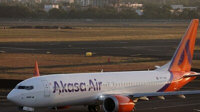 FILE PHOTO: FILE PHOTO: An Akasa Air passenger aircraft (REUTERS)