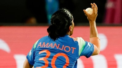 India Women's Amanjot Kaur takes the catch to dismiss South Africa Women's skipper Laura Wolvaardt (ANI) India Women's Amanjot Kaur takes the catch to dismiss South Africa Women's skipper Laura Wolvaardt (ANI)