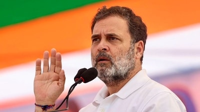 Lok Sabha Leader of Opposition Rahul Gandhi speaks at a rally in Bihar on Tuesday, Nov 4. (AICC/ANI Photo)