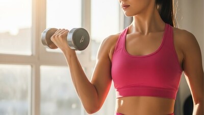 Strength made easy with dumbbells, your shortcut to smarter, stronger workouts at home (Adobe) Strength made easy with dumbbells, your shortcut to smarter, stronger workouts at home (Adobe)