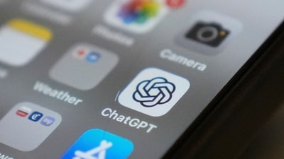 Chat GPT app icon is seen on a smartphone screen (AP) Chat GPT app icon is seen on a smartphone screen (AP)