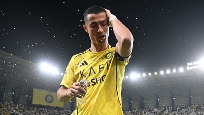 Soccer Football - King's Cup of Champions - Round of 16 - Al Nassr v Al Ittihad - Al Awwal Park, Riyadh, Saudi Arabia - October 28, 2025 Al Nassr's Cristiano Ronaldo before the match REUTERS/Stringer (REUTERS)