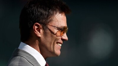 Fox Sports announcer and NFL legend, Tom Brady. (Getty Images via AFP) Fox Sports announcer and NFL legend, Tom Brady. (Getty Images via AFP)