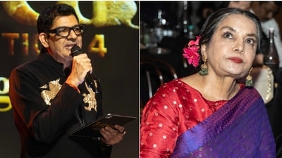 Safir Anand and Shabana Azmi (Photos: Raajessh Kashyap/HT)