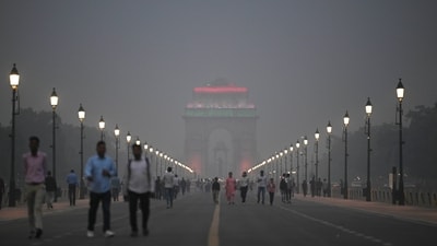 The AQI slipped to the ‘very poor’ category at the start of this month. (HT Photo) The AQI slipped to the ‘very poor’ category at the start of this month. (HT Photo)