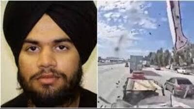 Jashanpreet Singh, 21, hails from Purana Shalla village in Gurdaspur district. He lived in Yuba City, the US, was arrested on October 21 under suspicion of ‘driving under the influence’ (DUI) and was charged with vehicular manslaughter with gross negligence as well as DUI causing injury in the multi-vehicle crash. Jashanpreet Singh, 21, hails from Purana Shalla village in Gurdaspur district. He lived in Yuba City, the US, was arrested on October 21 under suspicion of ‘driving under the influence’ (DUI) and was charged with vehicular manslaughter with gross negligence as well as DUI causing injury in the multi-vehicle crash.