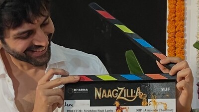 Kartik Aaryan has started shooting for Naagzilla. (Instagram/kartikaaryan)
