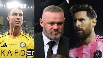 Cristiano Ronaldo fires back at Wayne Rooney after he picks Lionel Messi as the GOAT (Reuters and AFP Images)