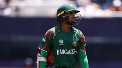 Shakib Al Hasan to play for Royal Champs in the Abu Dhabi T10 league. (Getty Images via AFP)