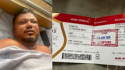 Viswashkumar Ramesh walked out alive from seat 11A amid the wreckage, but his brother did not survive. (PTI Photo/File) Viswashkumar Ramesh walked out alive from seat 11A amid the wreckage, but his brother did not survive. (PTI Photo/File)