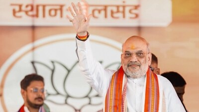 Union home minister Amit Shah waves to the crowd during the public rally organised for the Bihar assembly elections, in Madhubani. (AmitShah/X) Union home minister Amit Shah waves to the crowd during the public rally organised for the Bihar assembly elections, in Madhubani. (AmitShah/X)