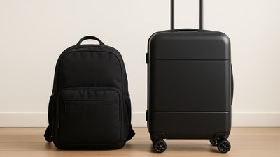 Backpack or cabin suitcase? Pick your travel partner based on how you pack, move, and protect your essentials on the go. (AI generated)