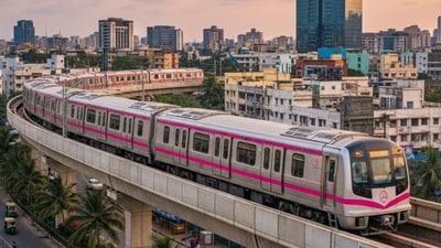 The remaining 13.76-km underground stretch from Dairy Circle to Nagavara is likely to open by December 2026. (AI generated image-Google Gemini)