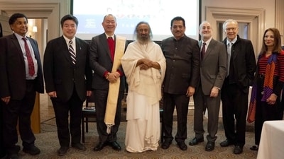 Gurudev Sri Sri Ravi Shankar honoured as World Leader for Peace and Security 2025 Gurudev Sri Sri Ravi Shankar honoured as World Leader for Peace and Security 2025