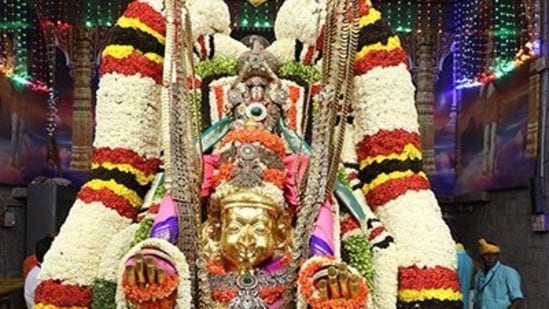 కార్తీక పౌర్ణమి గరుడ వాహన సేవ