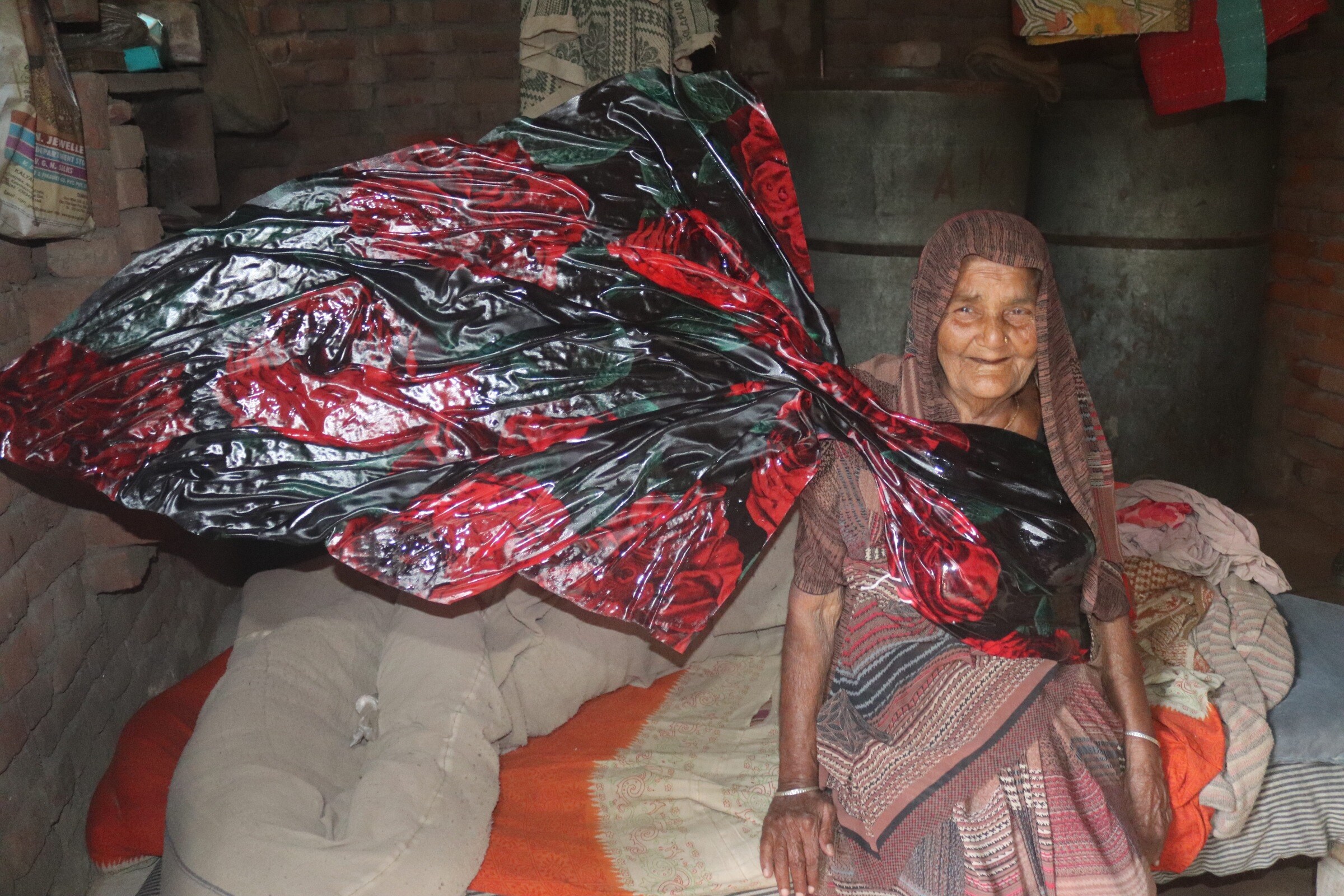 Shiv's grandmother blessed him and his brand by wearing one of his corsets Shiv's grandmother blessed him and his brand by wearing one of his corsets