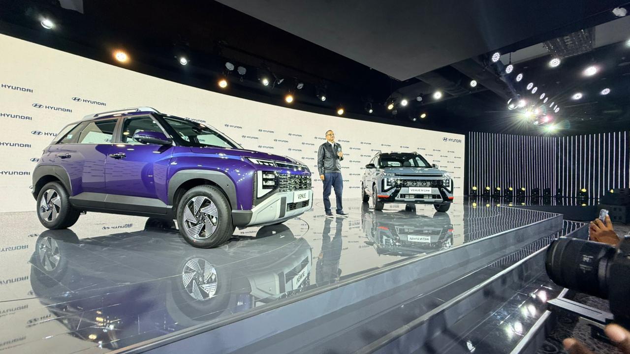 The 2025 Hyundai Venue is launched in India with prices starting at <span class='webrupee'>₹</span>7.90 lakh ex-showroom. The 2025 Hyundai Venue is launched in India with prices starting at <span class='webrupee'>₹</span>7.90 lakh ex-showroom.