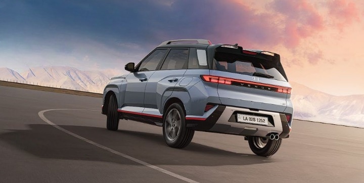 Hyundai Venue N Line will come with a twin-tip exhaust muffler at the rear. Hyundai Venue N Line will come with a twin-tip exhaust muffler at the rear.