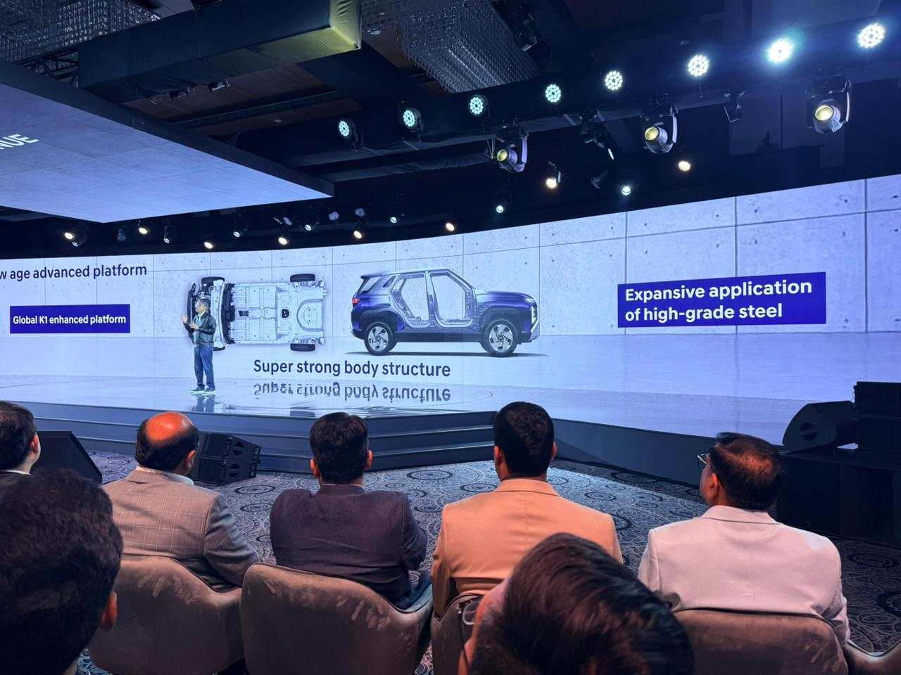 Hyundai is using K1 platform for the Venue. As of now, we don't have a crash test rating for the sub-4 metre SUV. Hyundai is using K1 platform for the Venue. As of now, we don't have a crash test rating for the sub-4 metre SUV.