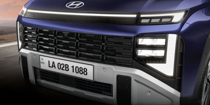 Up-front, the Venue gets an all-new design language. Up-front, the Venue gets an all-new design language.
