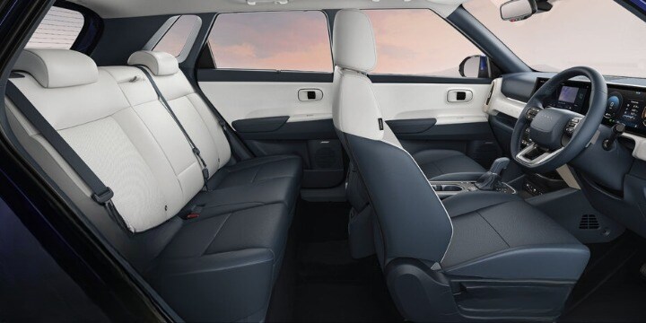 The longer wheelbase will help in opening up more legroom for the occupants. The wider cabin should help with more shoulder room. The longer wheelbase will help in opening up more legroom for the occupants. The wider cabin should help with more shoulder room.