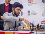 D Gukesh in action.(FIDE)