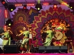 A dance performance incorporating Thai and Indian classical forms. (Veidehi Gite)