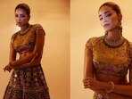Ananya also captivated fans with her lehenga at Deeya Shroff's mehendi celebration.
Ananya also captivated fans with her lehenga at Deeya Shroff's mehendi celebration.