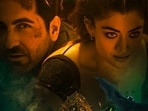 Thamma box office collection day 16: Ayushmann Khurrana Rashmika Mandanna in a poster of Thamma.