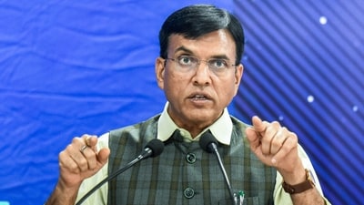 Union minister Mansukh Mandaviya termed Zardari's remarks on the Indus Water Treaty and Kashmir, among other subjects, “an abuse of an international forum". (ANI File Photo) Union minister Mansukh Mandaviya termed Zardari's remarks on the Indus Water Treaty and Kashmir, among other subjects, “an abuse of an international forum". (ANI File Photo)