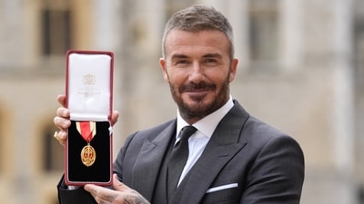 Speaking after receiving his knighthood, he said, "I think obviously being told I had the honour was a special moment." (via REUTERS)