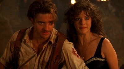 Brendan Fraser and Rachel Weisz in the 1999 hit, The Mummy. Brendan Fraser and Rachel Weisz in the 1999 hit, The Mummy.