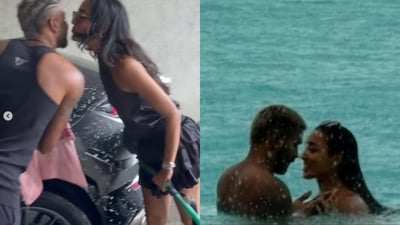 Hardik Pandya and GF Mahieka Sharma Hardik Pandya and GF Mahieka Sharma