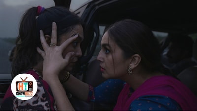 Huma Qureshi with Sayani Gupta in a still from Delhi Crime S3. Huma Qureshi with Sayani Gupta in a still from Delhi Crime S3.