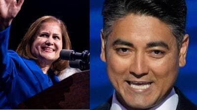 Hyderabad-born Senator Ghazala Hashmi was elected Lieutenant Governor of Virginia while Aftab Pureval was elected Mayor of Cincinnati, Ohio (Bloomberg / AP) Hyderabad-born Senator Ghazala Hashmi was elected Lieutenant Governor of Virginia while Aftab Pureval was elected Mayor of Cincinnati, Ohio (Bloomberg / AP)
