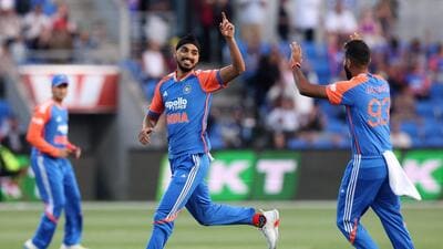 India paceman Arshdeep Singh. (AFP) India paceman Arshdeep Singh. (AFP)