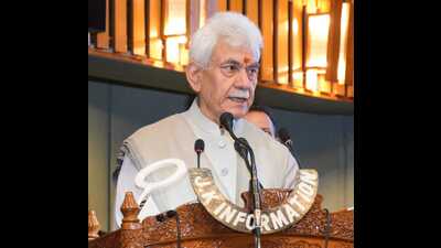 J&K lieutenant governor Manoj Sinha (PTI)