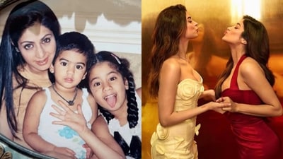 Sridevi's daughters Khushi Kapoor and Janhvi Kapoor Sridevi's daughters Khushi Kapoor and Janhvi Kapoor