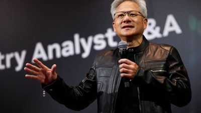 Nvidia CEO Jensen Huang. Nvidia is a founding member of India Deep Tech Alliance that seeks to attract funding for local deeptech startups. (Reuters) Nvidia CEO Jensen Huang. Nvidia is a founding member of India Deep Tech Alliance that seeks to attract funding for local deeptech startups. (Reuters)