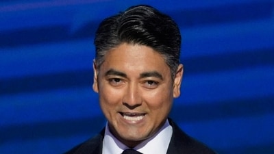 Cincinnati Mayor Aftab Pureval speaks during the Democratic National Convention, Aug. 21, 2024, in Chicago. (AP) Cincinnati Mayor Aftab Pureval speaks during the Democratic National Convention, Aug. 21, 2024, in Chicago. (AP)