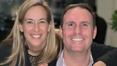 Mikie Sherrill and her husband, Jason Hedberg. (repsherrill on Instagram) Mikie Sherrill and her husband, Jason Hedberg. (repsherrill on Instagram)