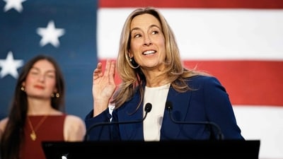 Mikie Sherrill is a Navy veteran and four-term representative from northern New Jersey. (Getty Images via AFP)