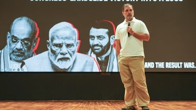 Responding to Rahul, EC said that there had been zero appeals by the Congress against electoral rolls ahead of the Assembly elections in Haryana. (PTI)